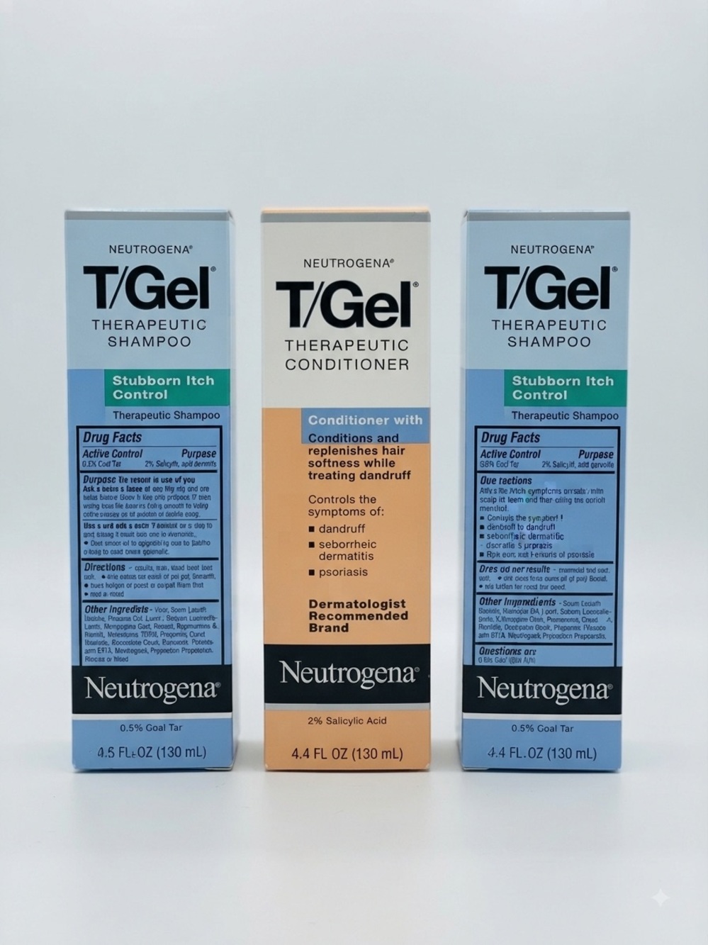 Neutrogena T/Gel Shampoo & Conditioner Bundle & Free Beauty Gift Bag